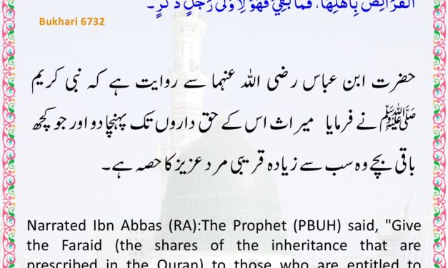 Sahih Bukhari – 6732