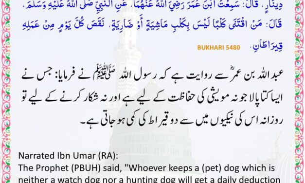 Sahih Bukhari – 5480