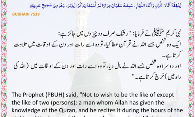 Sahih Bukhari – 7529