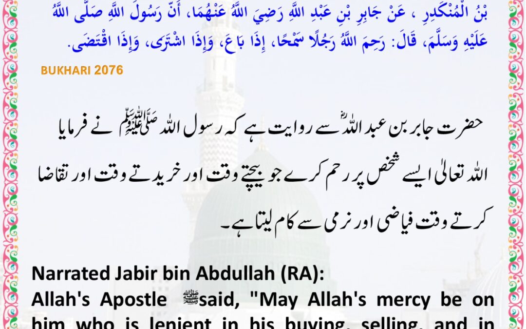 Sahih Bukhari – 2076