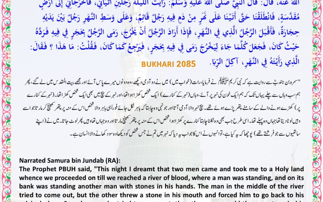 Sahih Bukhari – 2085