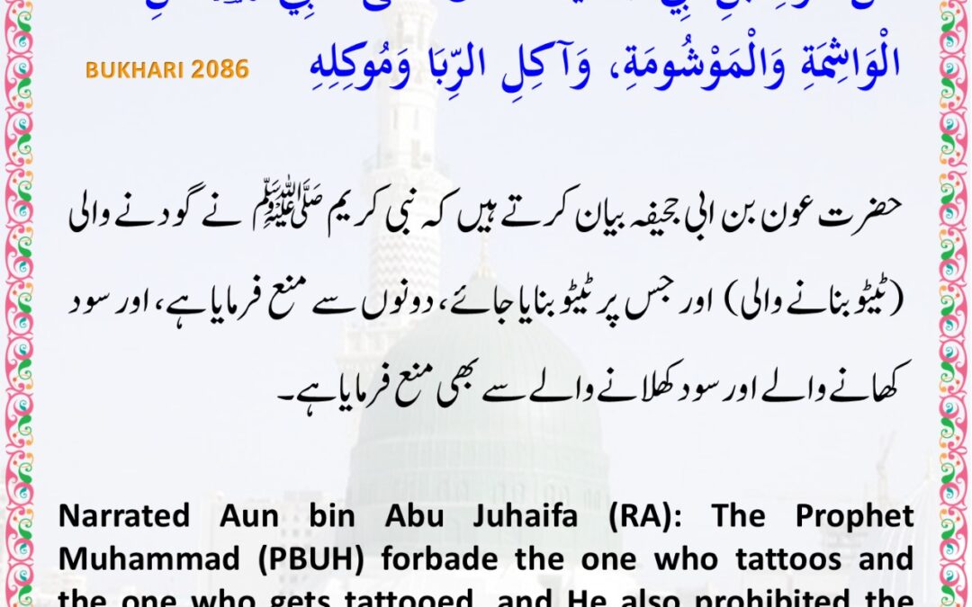 Sahih Bukhari – 2086 – B